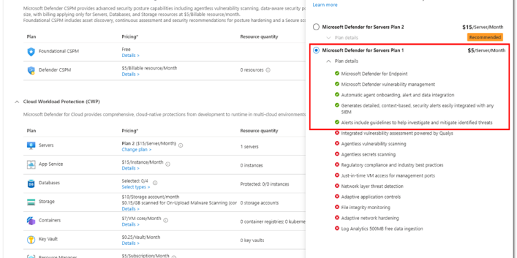 Defender for Endpoint for Servers vs Defender for Cloud Server